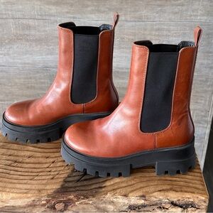 Gianni Bini Brown Combat Boots